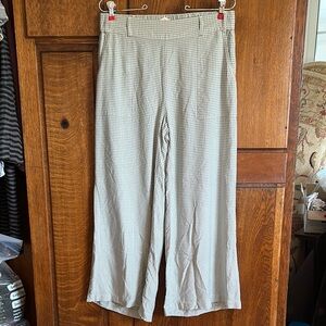 Known Supply Checkered Wide-Leg Pants